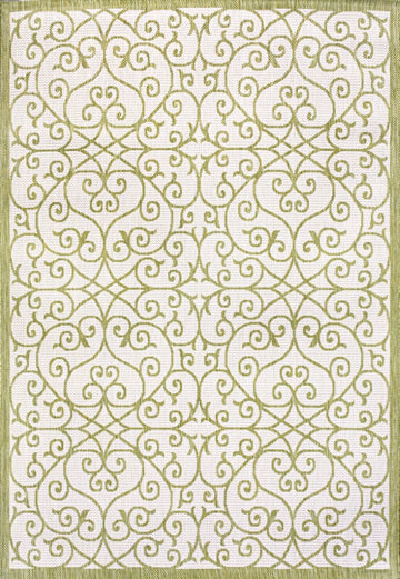 Madrid Vintage Filigree Textured Weave Indoor/outdoor Area Rug